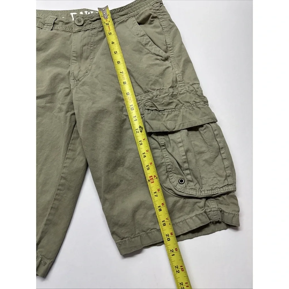 Raw X Men's  Cargo Shorts – Size‎ 28 Green Olive Khaki